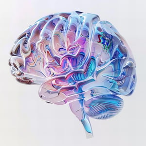 Artificial intelligence brain icon